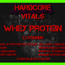 Chocolate Whey Protein Labelpsd