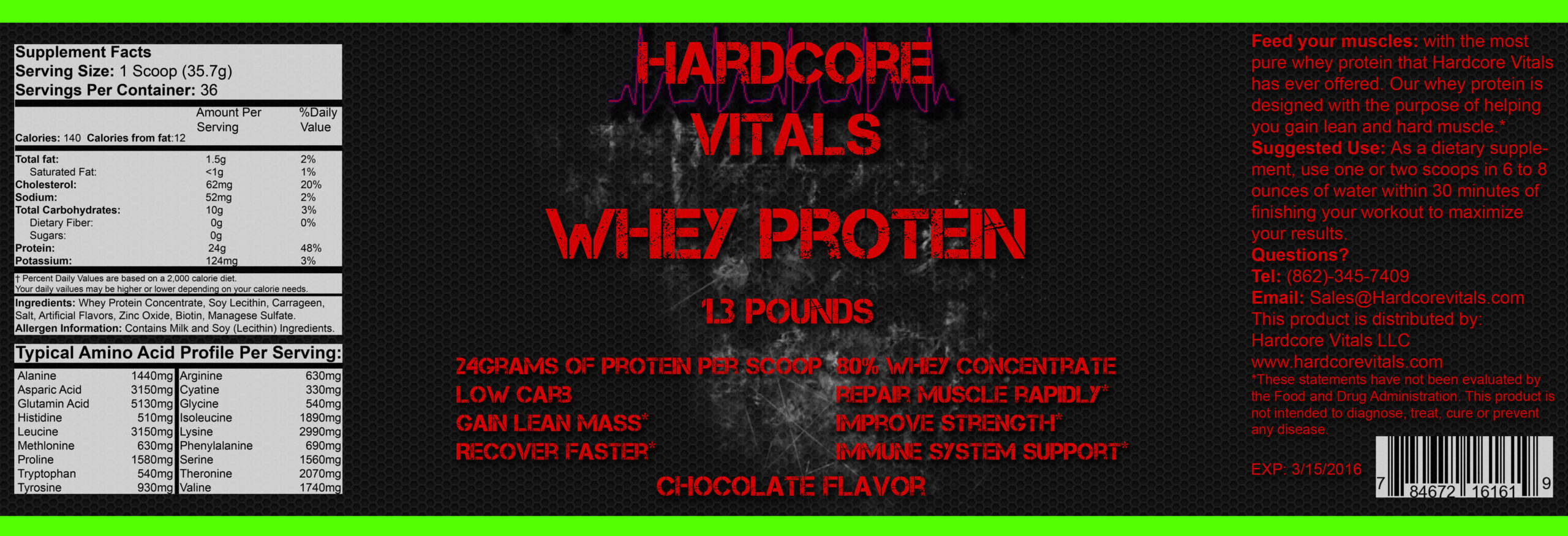 Chocolate Whey Protein - Image 2