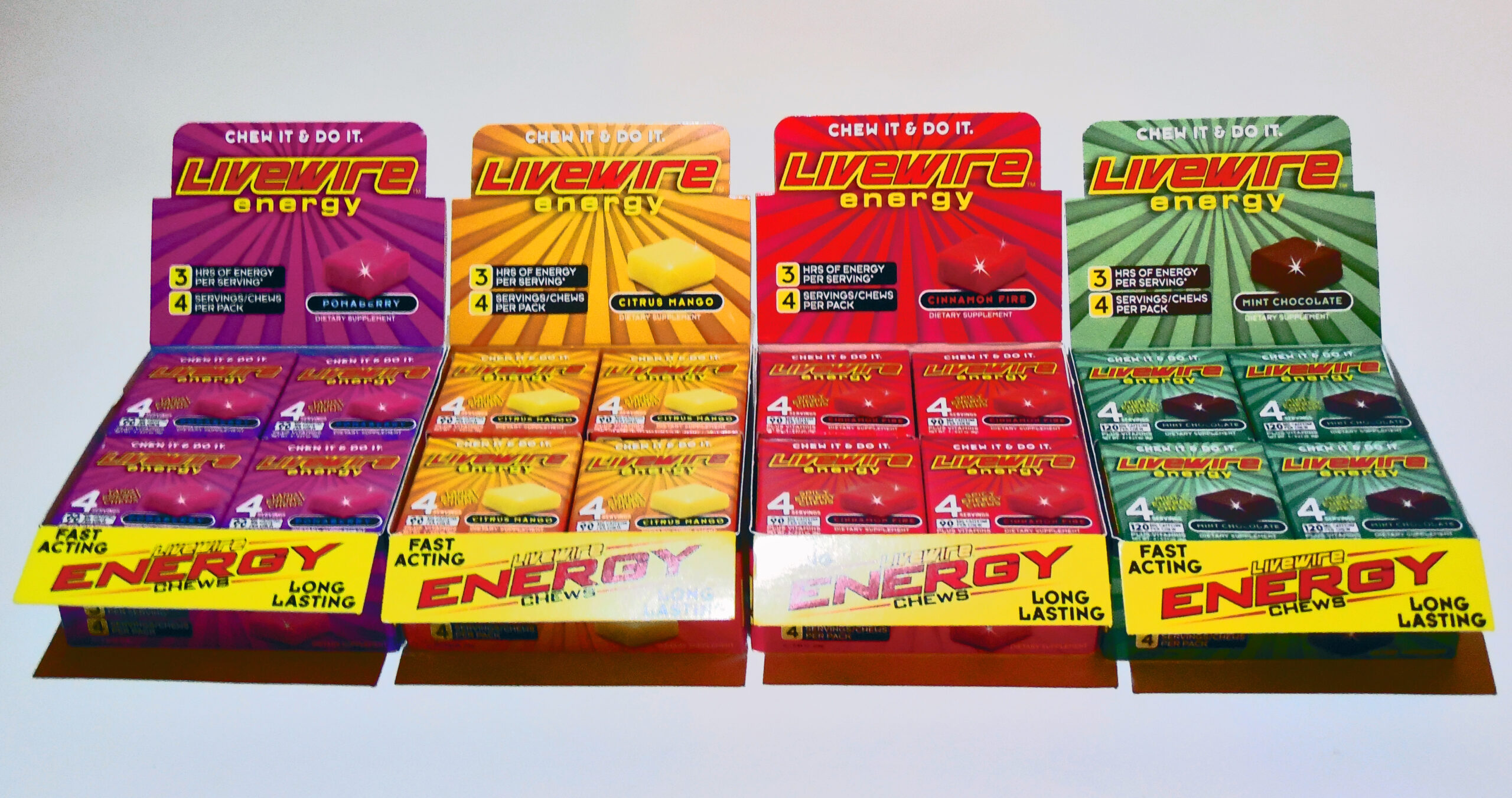 Citrus Mango Livewire Display Case (48 Chews) - Image 4